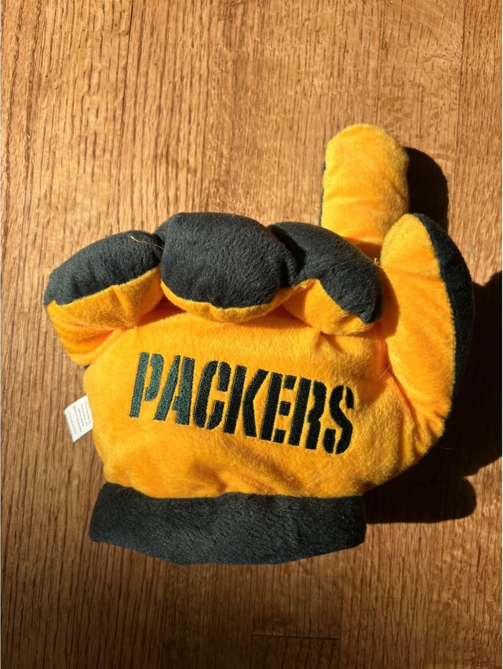 Green Bay Packers Plush Foam Hand - Forever Collectibles NFL Fan Gear